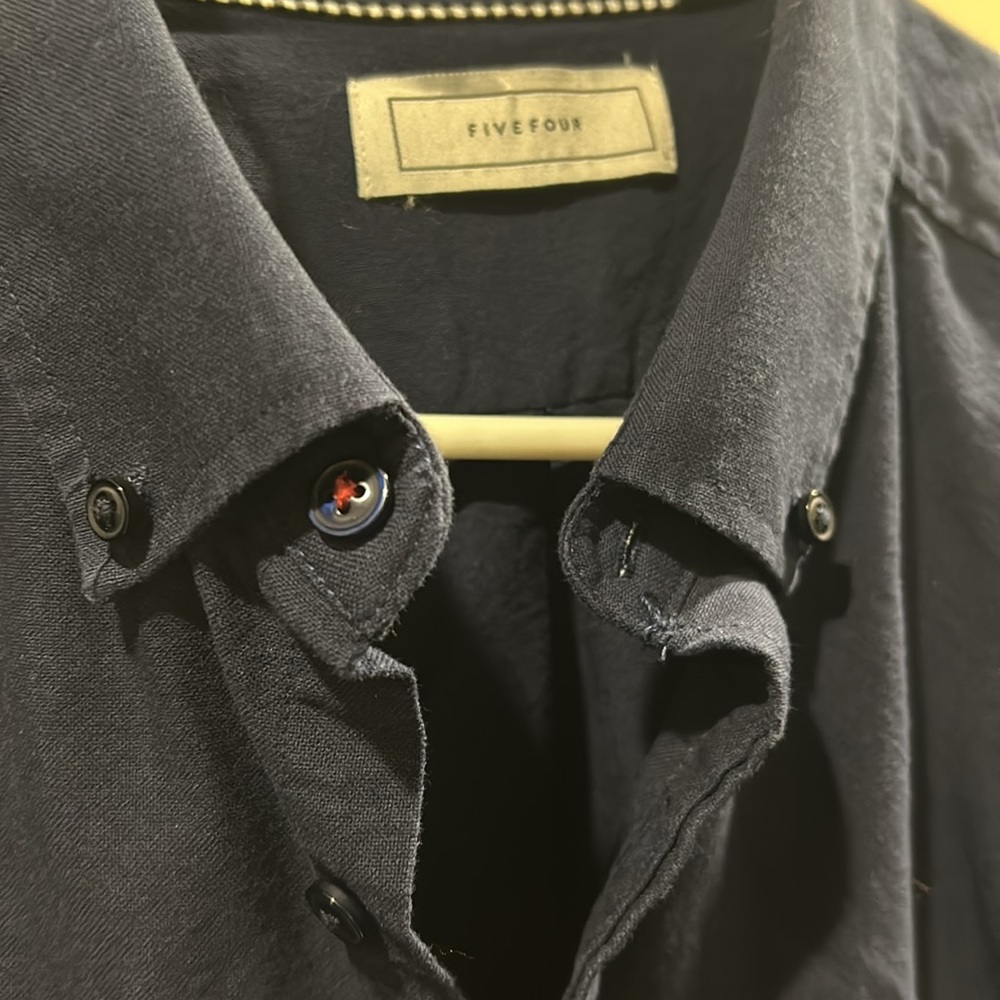 Five Four Mens Button Down Collared Front Pocket … - image 3